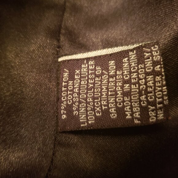 Della Spiga Italy, dark navy blue Blazer w leather accents and matching bermuda - Picture 15 of 15